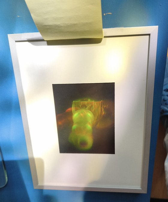 Image 1 of * Ingelijste Hologram van Microscoop met Mug *