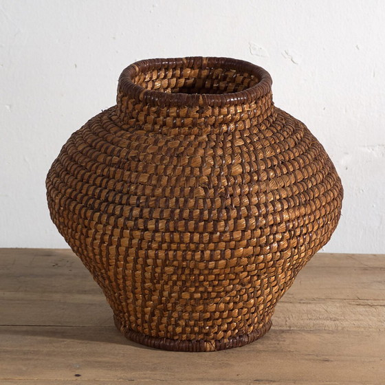 Small antique wicker basket (c.1920) #2 – Decorative Objects, Rustic (photo 4 of 16)