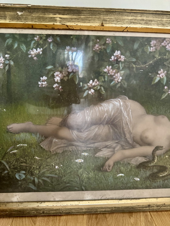 Image 1 of Stampa Donna con serpente