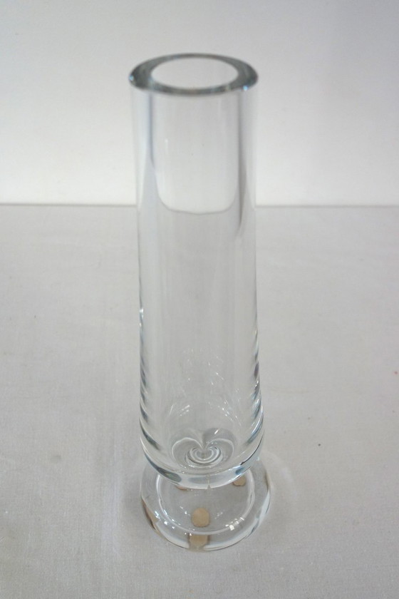 Image 1 of Baccarat Kristall-Soliflore-Vase, Höhe 29 cm