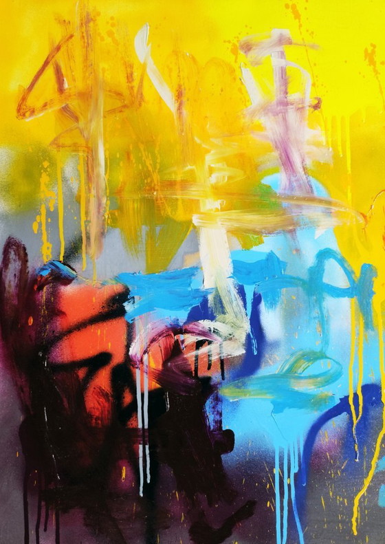 Image 1 of Tadas ZAICIKAS - Cosmic World_Light #22 - Tela d'artista