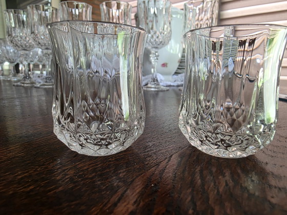 Image 1 of 2st likeurglaasje "longchamp" Cristal d'Arque