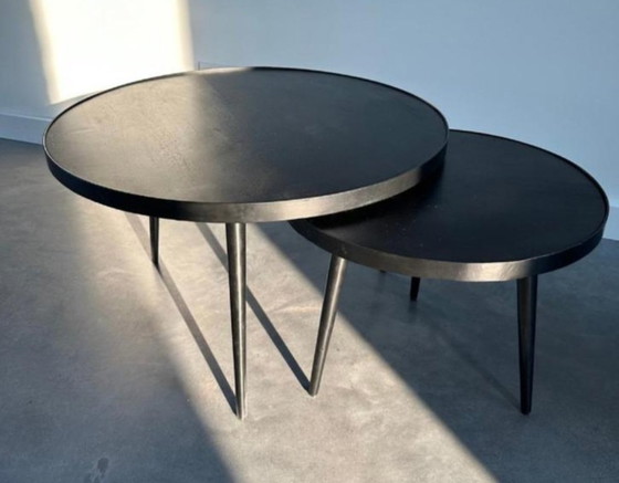 Image 1 of Stilvolles Designer-Couchtisch-Set - luxuriöse Ausführung & modernes Design