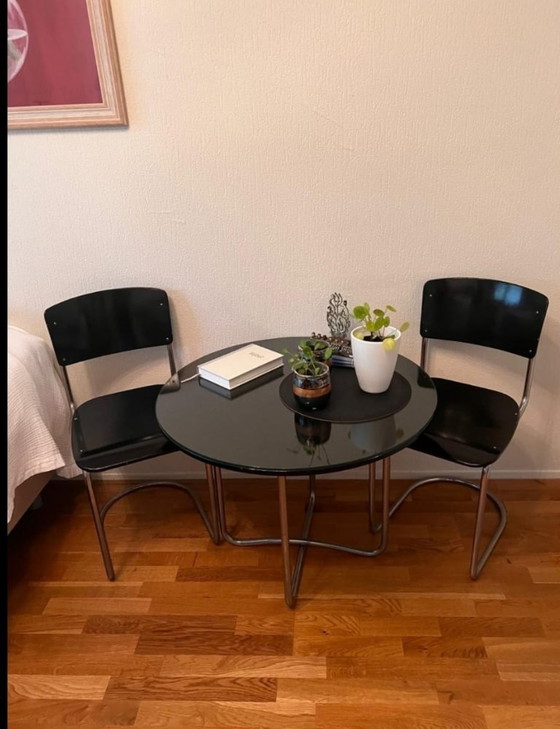 Image 1 of Set de table basse original datant de près de 100 ans