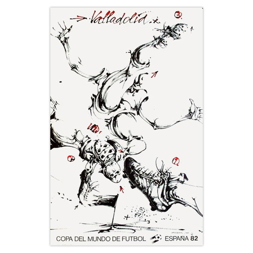 Vladimir VELICKOVIC Copa del Mundo de Futbol-poster 1982
