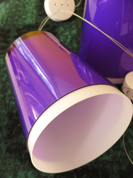 Image 1 of 3x Pedrali violet, dubbel, L001S/AA, 