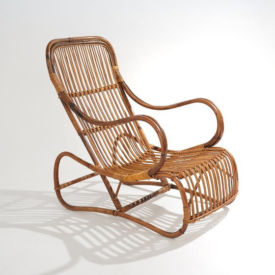 Rattan Sessel, 1950er Jahre (photo 2 of 12)