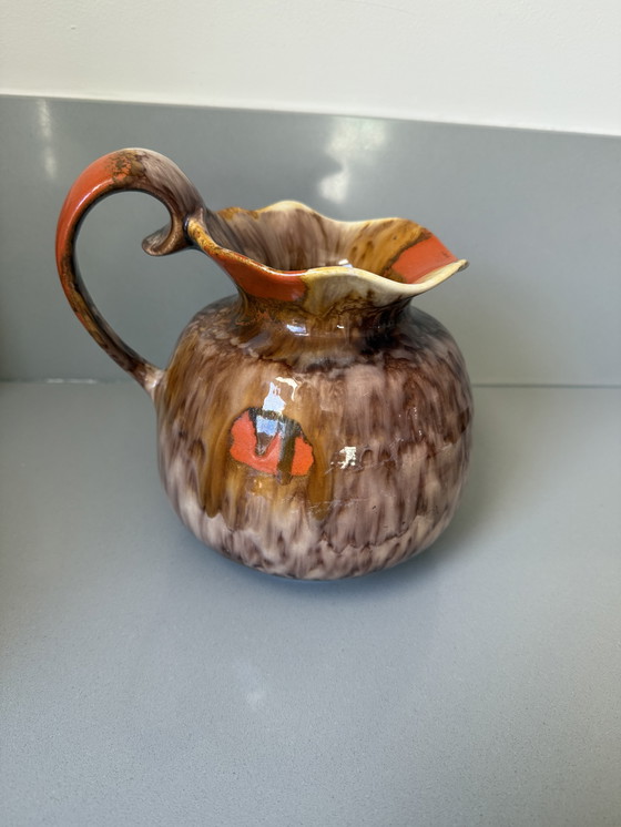 Image 1 of Vintage Dutch Lotus vase (Efkas - Huizen) 1930s