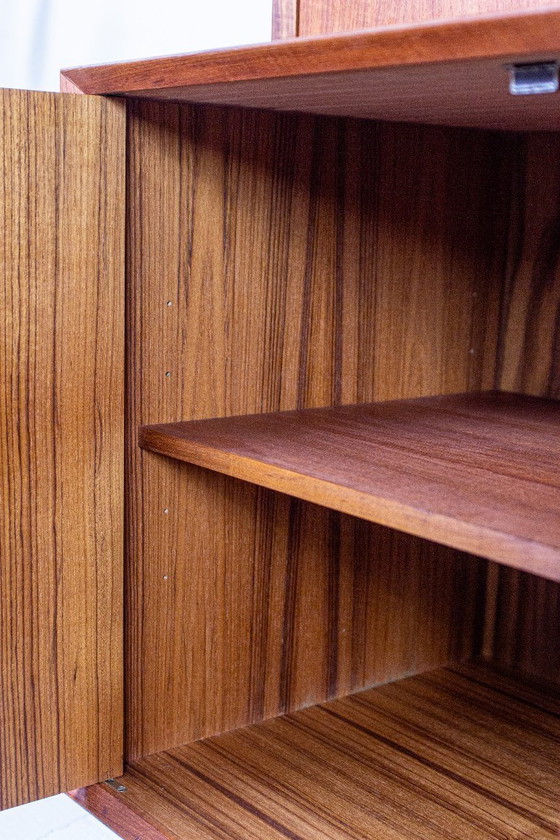 Erik Brouer Segretaria con libreria alta, design danese, metà secolo, teak vintage – Credenze alte, Wood (photo 11 of 17)