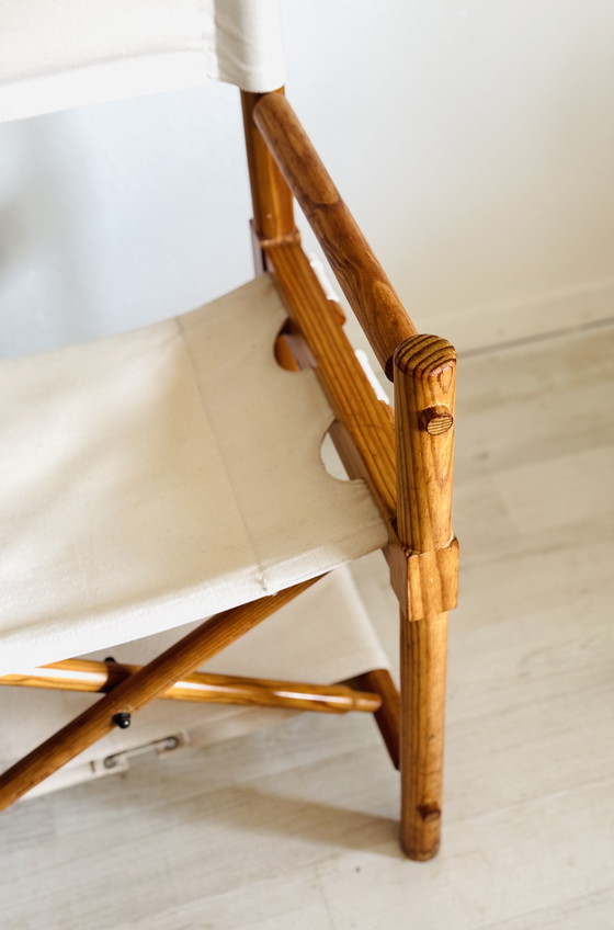 Image 1 of Vintage Jaren 70 Safaristoel Regisseursstoel