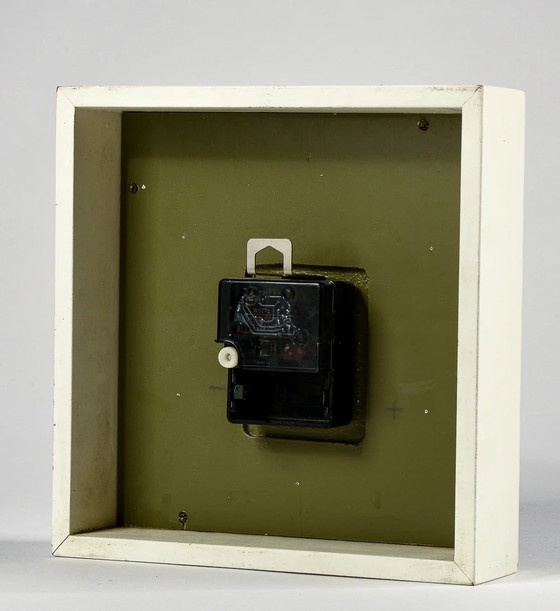 Orologio incorniciato Veglia Vintage 1970, Bianco, Verde e Oro – Legno, Metallo (photo 7 of 8)