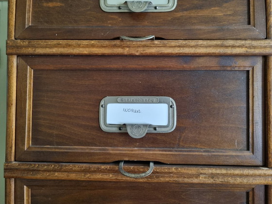 Kast Voor Archief Bewaardingen Eiken Antiek – Stolzenberg, Opbergkast, Wood (photo 3 of 5)