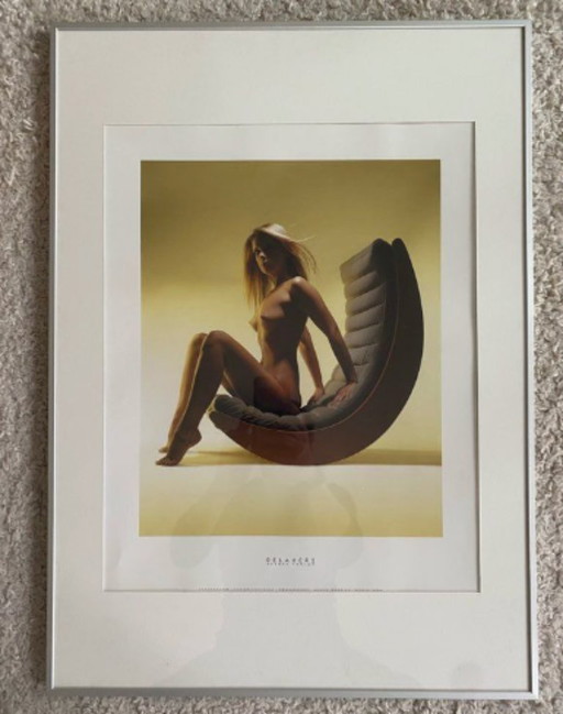 Tirages photographiques du portfolio « Nus sur meubles par Verner Panton »