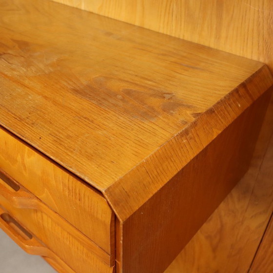 Esdoornhouten wandboekenkast uit de jaren 60 – Boekenkasten, Wood (photo 12 of 16)