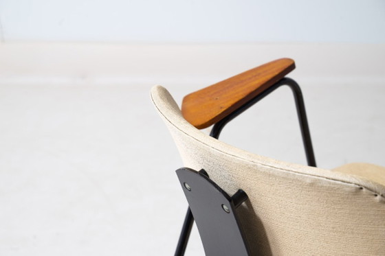 Rare 'F1 chair' by Willy Van der Meeren, 1950s, Armchairs, Metal, Textile, Black (photo 5 of 6)