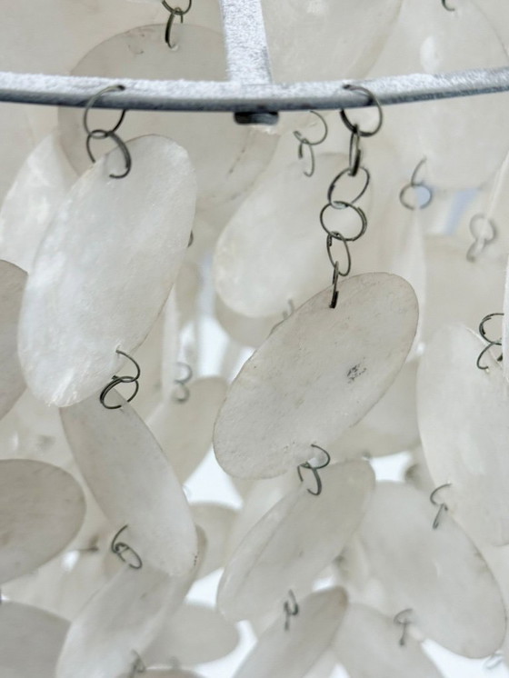 Image 1 of Pendelleuchte/Deckenlampe von Verner Panton, Muschel, Modell:'Fun', 1960er Jahre