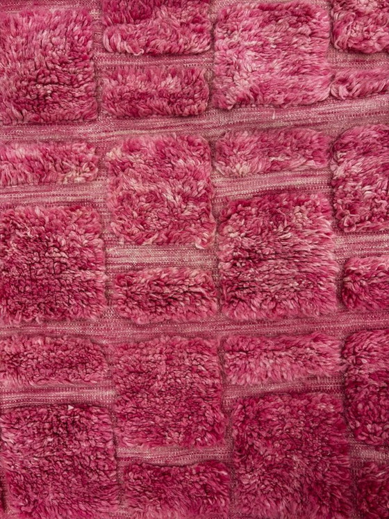 Image 1 of Moroccan Mrirt Rug Handmade Wool – Large Pink Berber Area Rug 200x320 cm