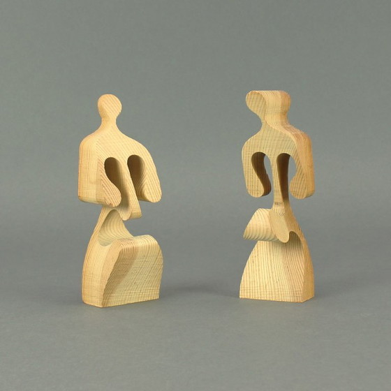 Image 1 of Gunnar Kanevad (1932-2019) - Gamla Linköping, Schweden - 1962 - Kieferpuzzle