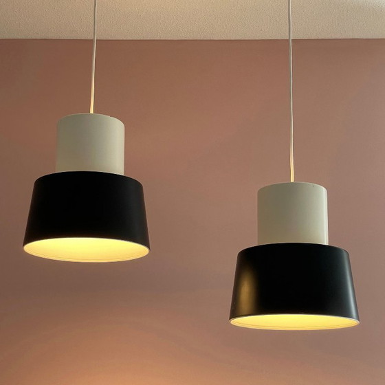 2x Louis Poulsen Lampen Nyboderpendel Vintage Mid Century Design – Hanglampen, Metal (photo 2 of 27)
