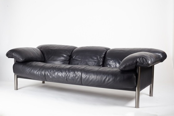 Image 1 of Poltrona Frau 'Pausa' 3seater de cuero italiano postmoderno de Pierluigi Cerri