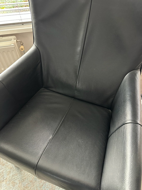 Montis Charly Armchair, Leather, Metal, Black (photo 5 of 5)