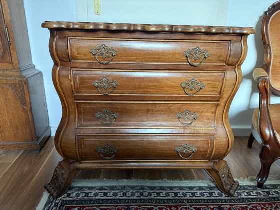 Commode baroque, vers 1900, pieds de lion, Hollande – Wood (photo 3 of 12)