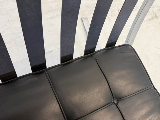 Knoll International Barcelona Fauteuil en cuir Design – Chaises & fauteuils, Leather, Metal, Vintage (photo 11 of 19)