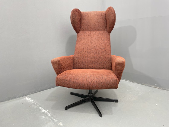 Image 1 of Eastern European Swivel Armchair from Drevotvar, Czechoslovakia, 1970s