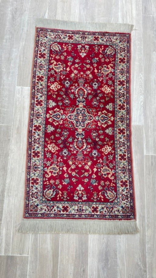 Alfombra suave vintage de 79 cm x 165 cm. – decoratieve objecten, Wool, Cotton (photo 2 of 23)