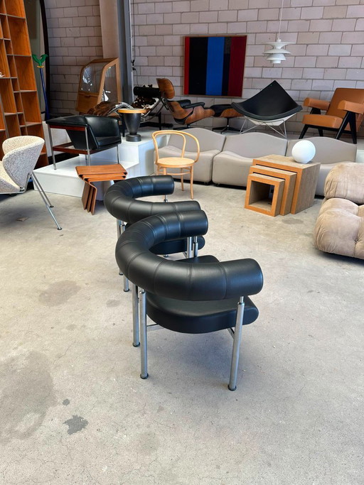 Fauteuil Erik Jørgensen Møbelfabrik Cobra EJ900 (Stock : 2) – Leather, Metal (photo 2 of 7)