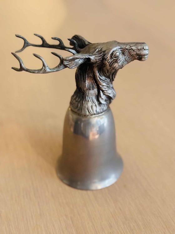 Image 1 of Vintage Mauro Manetti hert stijgbeugelbeker