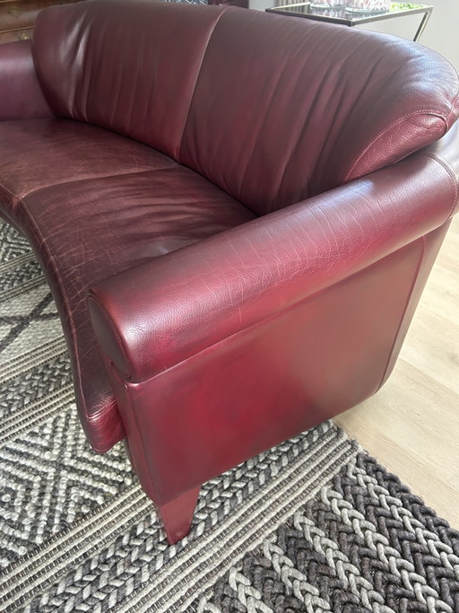 Leolux Jacaranda 2.5-seater leather sofa and armchair. – 2 zitsbanken (photo 2 of 8)