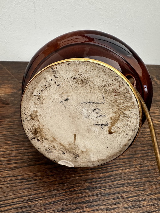 Image 1 of Small ceramic lamp base from the late 40s-early 50s, attributed to Vallauris