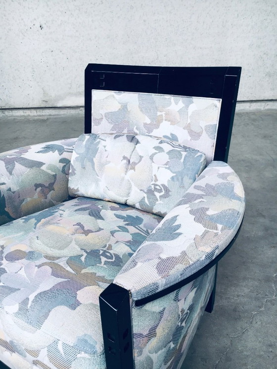 Image 1 of Ensemble de fauteuils bas Galaxy « Peggy » par Umberto Asnago pour Giorgetti, Italie, années 1990