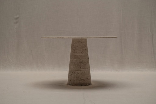 Round sculptural dining table Up&Up, 1970s