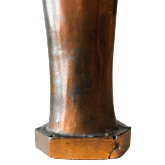 Image 1 of Statue vintage Maria en cuivre 15 cm