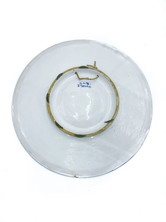Pair of Plates Amor Vitast Faenza Ceramics, Crockery (photo 9 of 9)