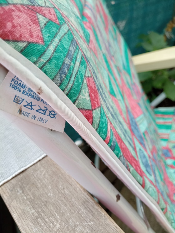 Image 1 of Italian camping chair, deck chair, foldable, like new