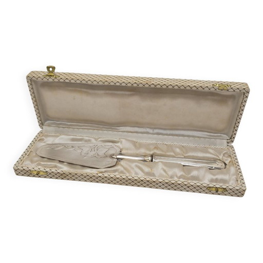 Art Deco Silver-Plated Metal Pie Server – tafelaccessoires (photo 2 of 5)