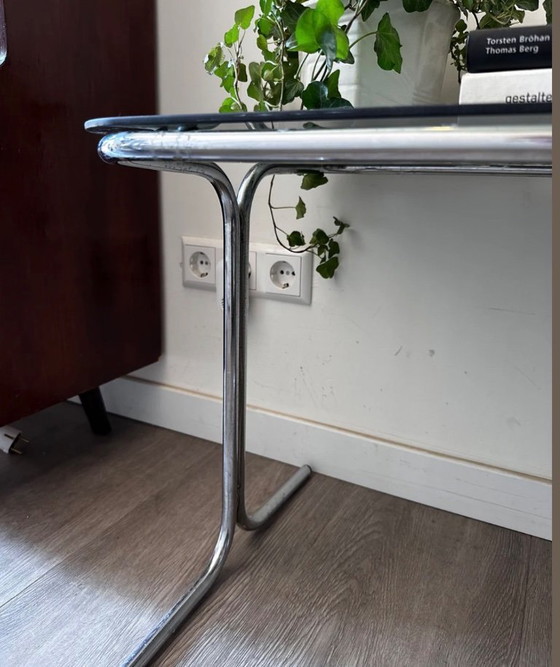 Image 1 of Two nested side tables in Bauhaus style