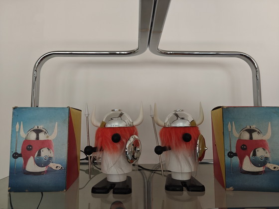 Olaf The Viking - Set Old Timer Ferrari '60 – Tischlampen, Plastic, Textile (photo 3 of 6)