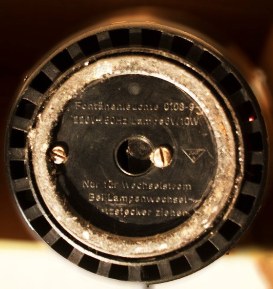 Image 1 of Lampada da fontana vintage BMF / lampada in fibra di vetro anni '60