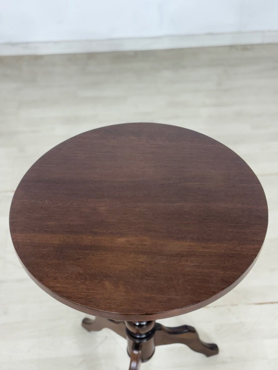 Image 1 of Keukentafel in koloniale stijl, lage tafel, bijzettafel, tuintafel, vintage keukentafel