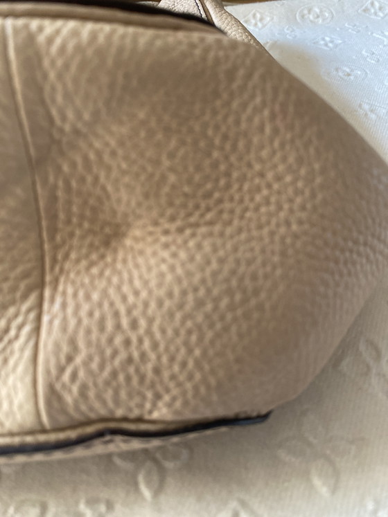 Image 1 of Coach handbag, leather, beige, new