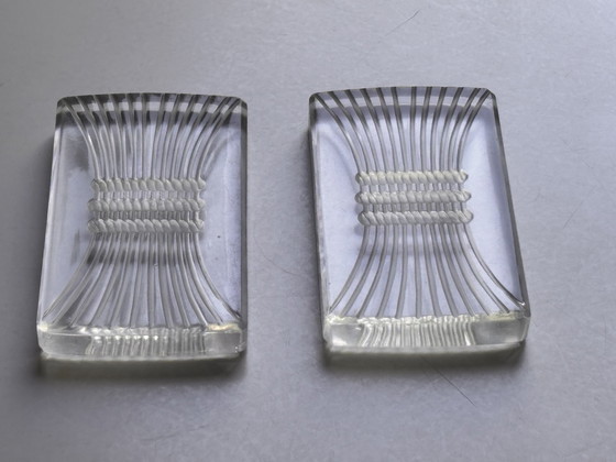 Image 1 of 2 Porte Couteaux Lalique - Some Traces of Time (See Photos)