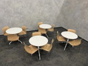 (4 beschikbaar) HAY About A Table AAT20 – ronde eettafel Ø80 cm (wit)