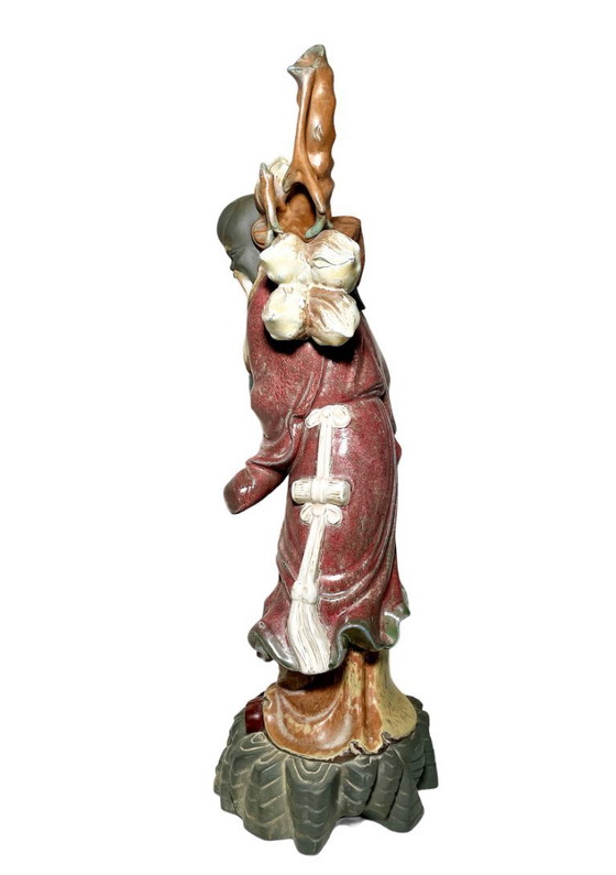 Image 1 of Lladro Chinese Wiseman Limited Edition Porcelain Figure - Vintage Shouxing Immortal God Sculpture