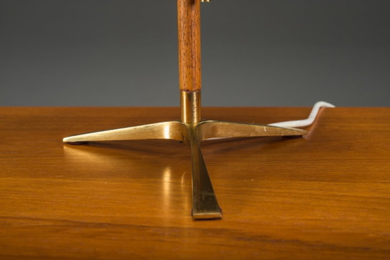 Image 1 of Mid-Century Modern Austrian Brass Table Lamp by C 1960s