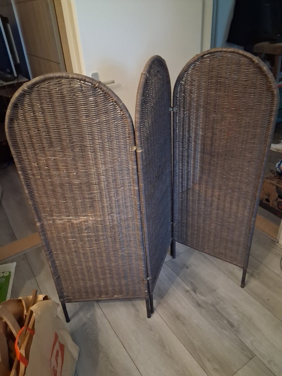 Image 1 of Vintage Wicker/Rattan Room Divider