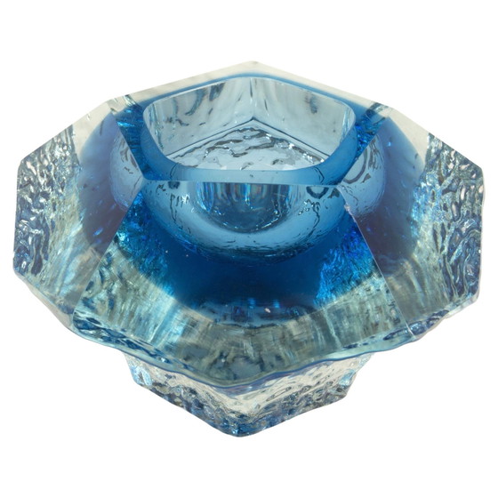 Sculptural submerged glass ashtray by Gianfranco Mandruzzato Murano 1970 – Table accessories (photo 7 of 21)